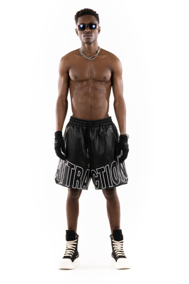 "ATTRACTION" 2 Tone Leather Short