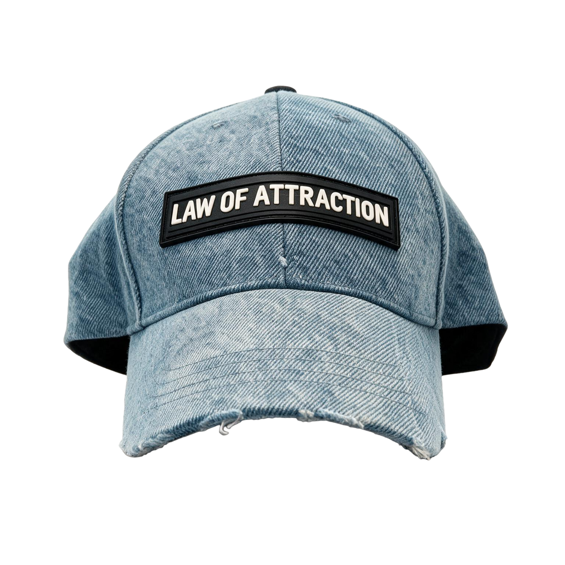 Washed Blue Law of Attraction Selvedge Denim Cap