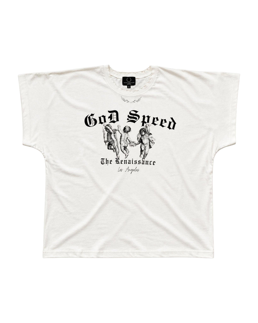 Godspeed Vintage T-Shirt — Product mockup / flat lay
