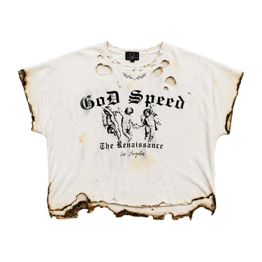 Godspeed Burn & Distress Vintage T-Shirt front