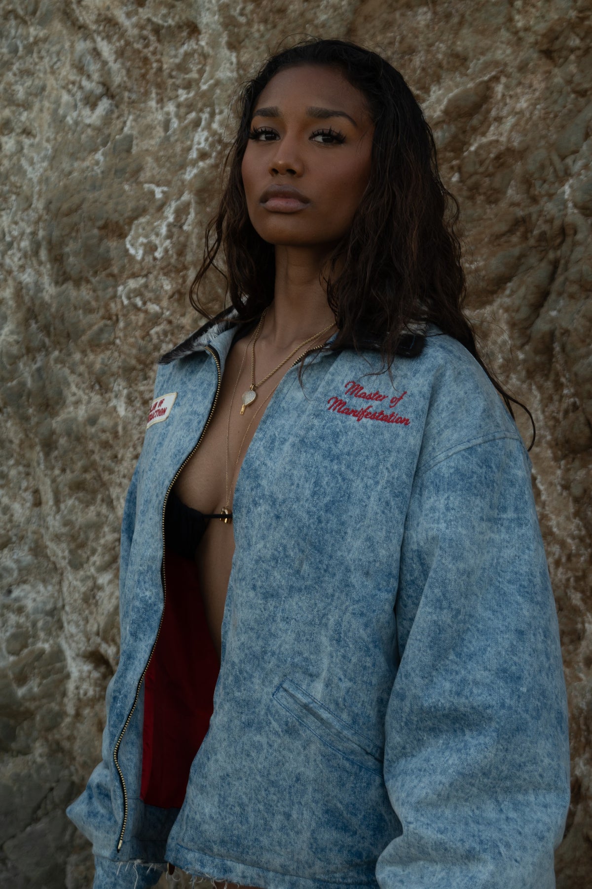 Manifestation Jacket — rock portrait