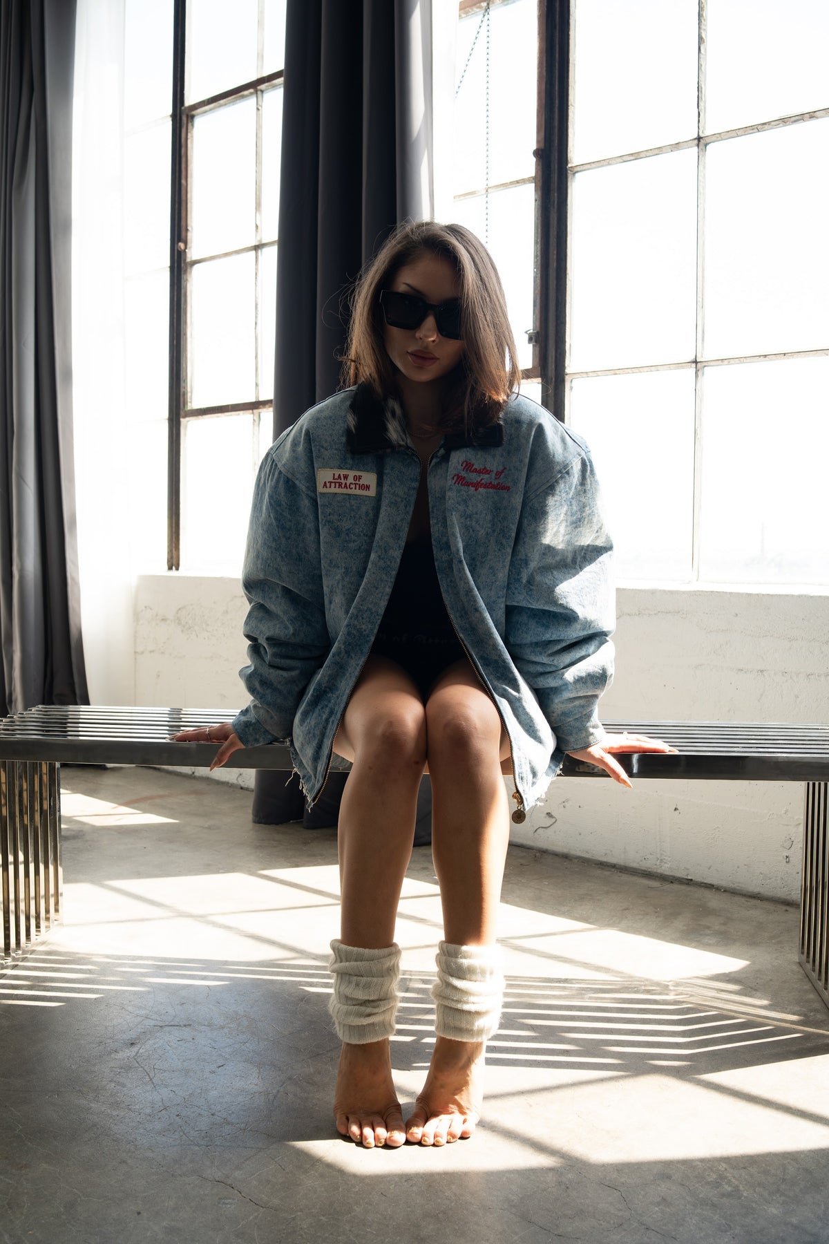Manifestation Jacket — loft scene