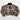 CAMO MANIFESTATION MASTER CROP — front studio flat showing cowhide collar and chest embroidery