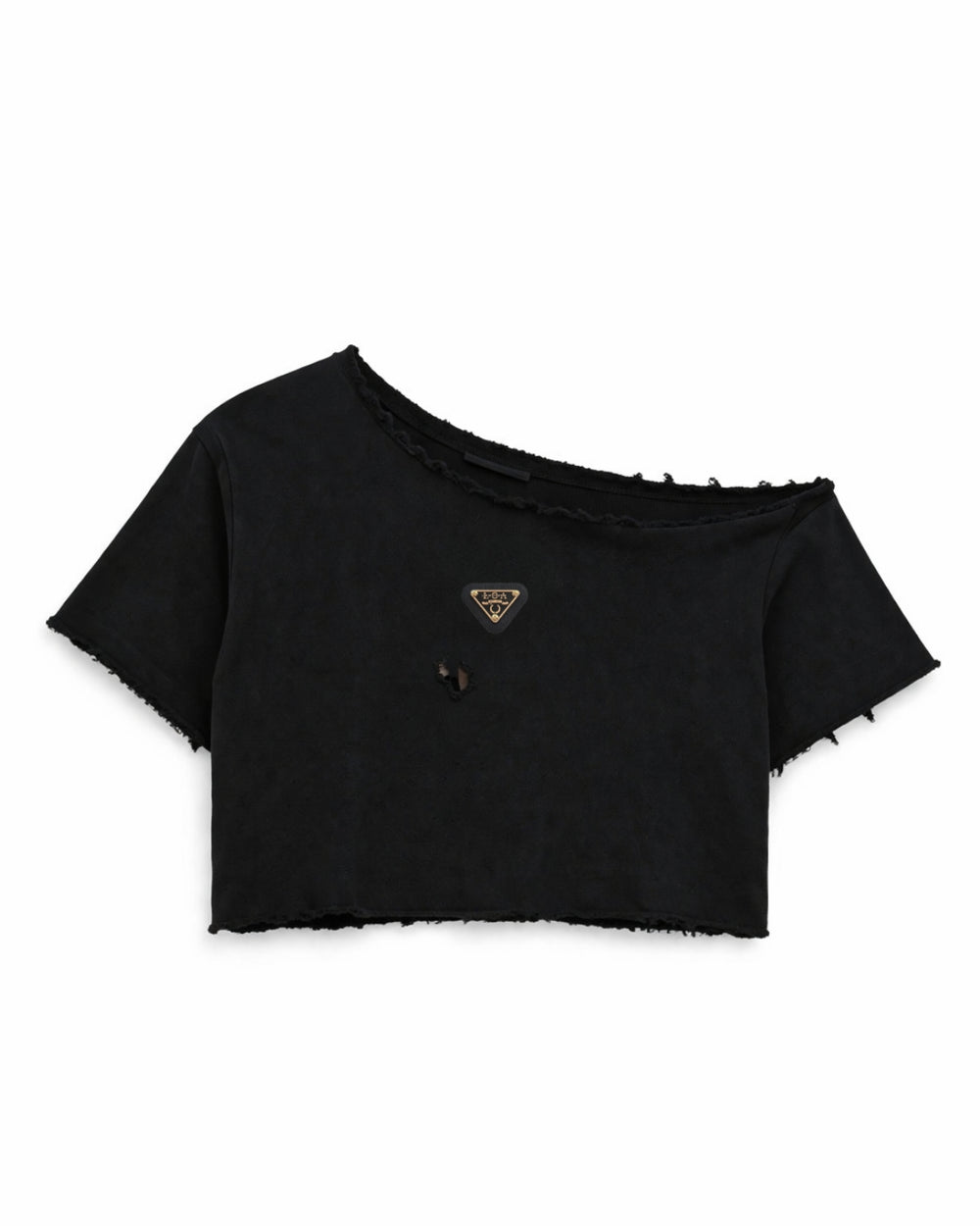 WOMEN OFF- SHOULDER CROP