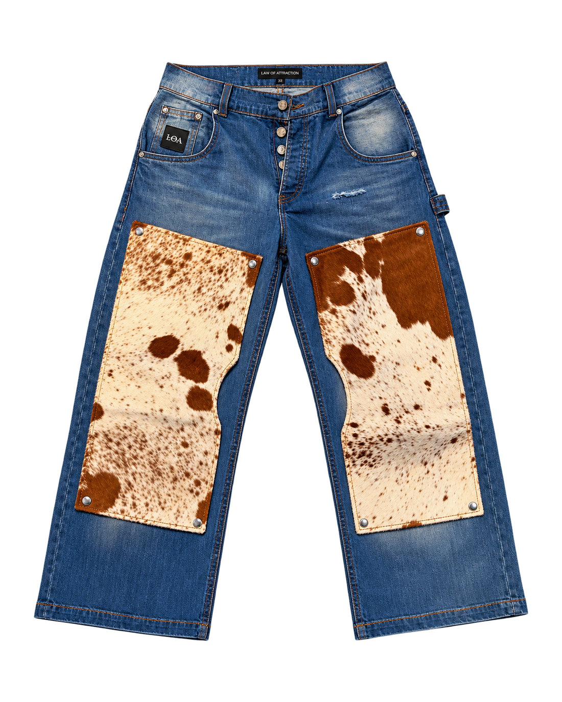 Brown Cowhide x Denim™GODSPEED Carpenter Pant