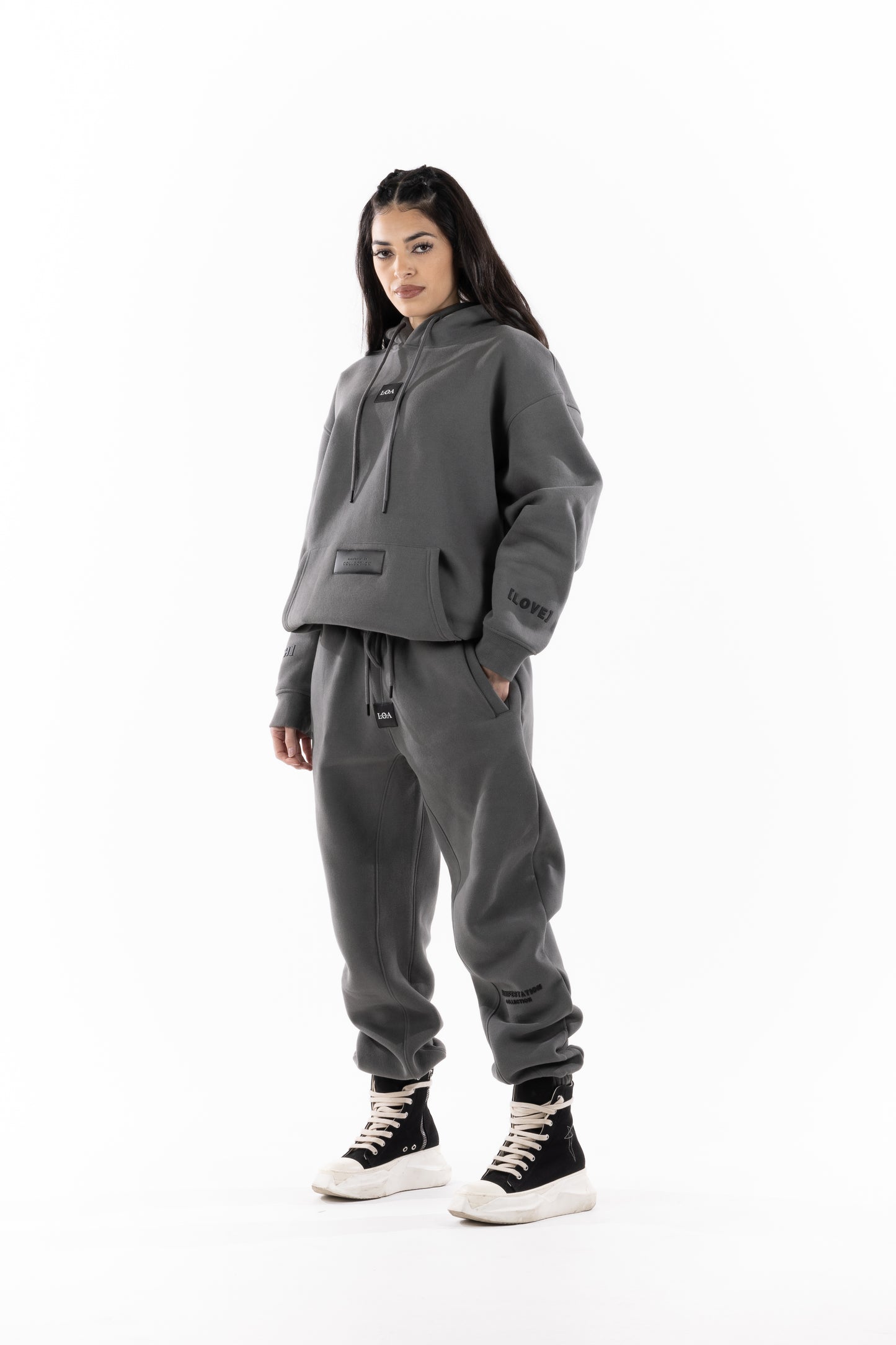 Elemental Sweat Set [FALL] Stone Gray