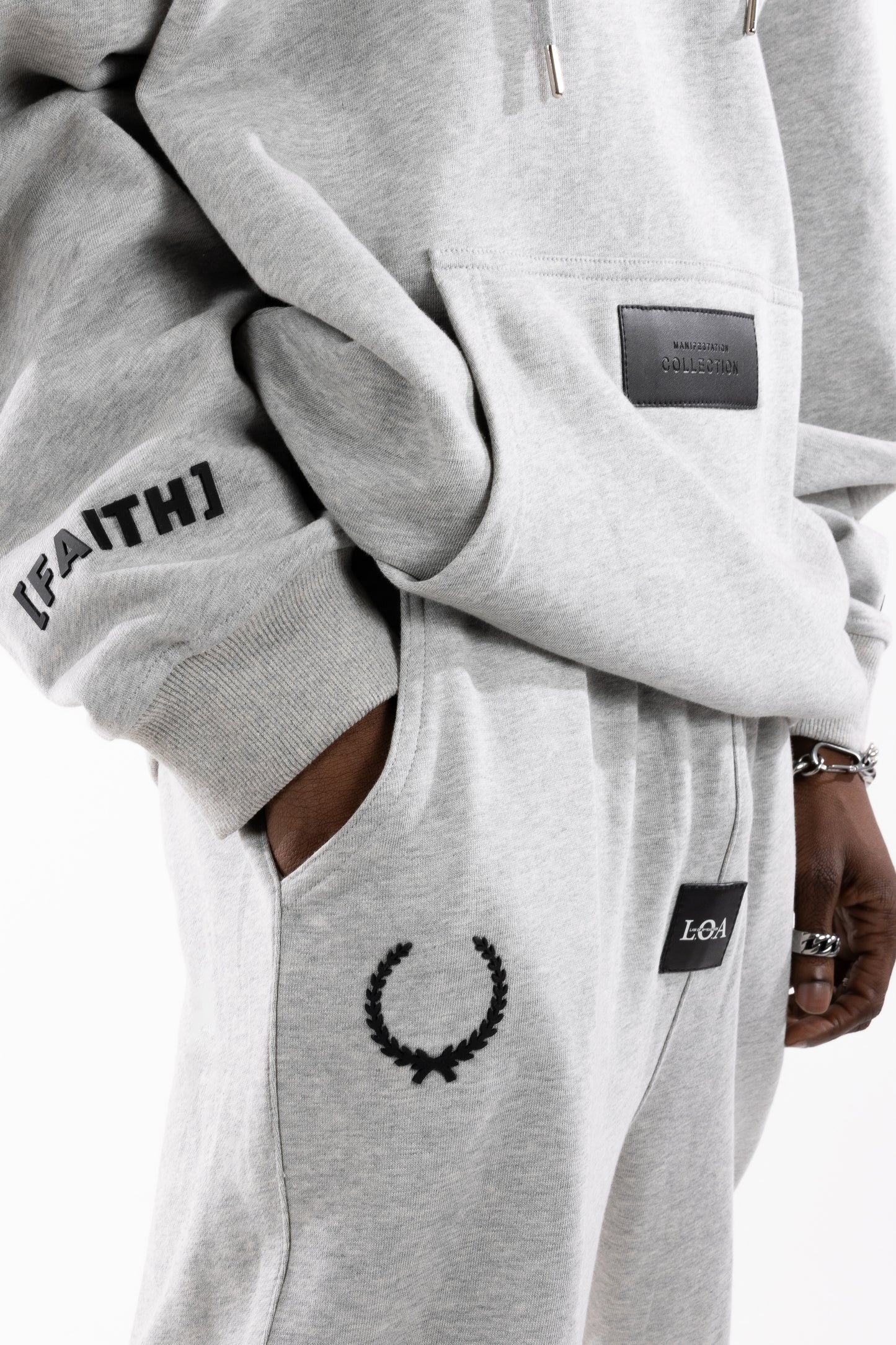 Elemental Sweat Set [SUMMER] Flower Gray
