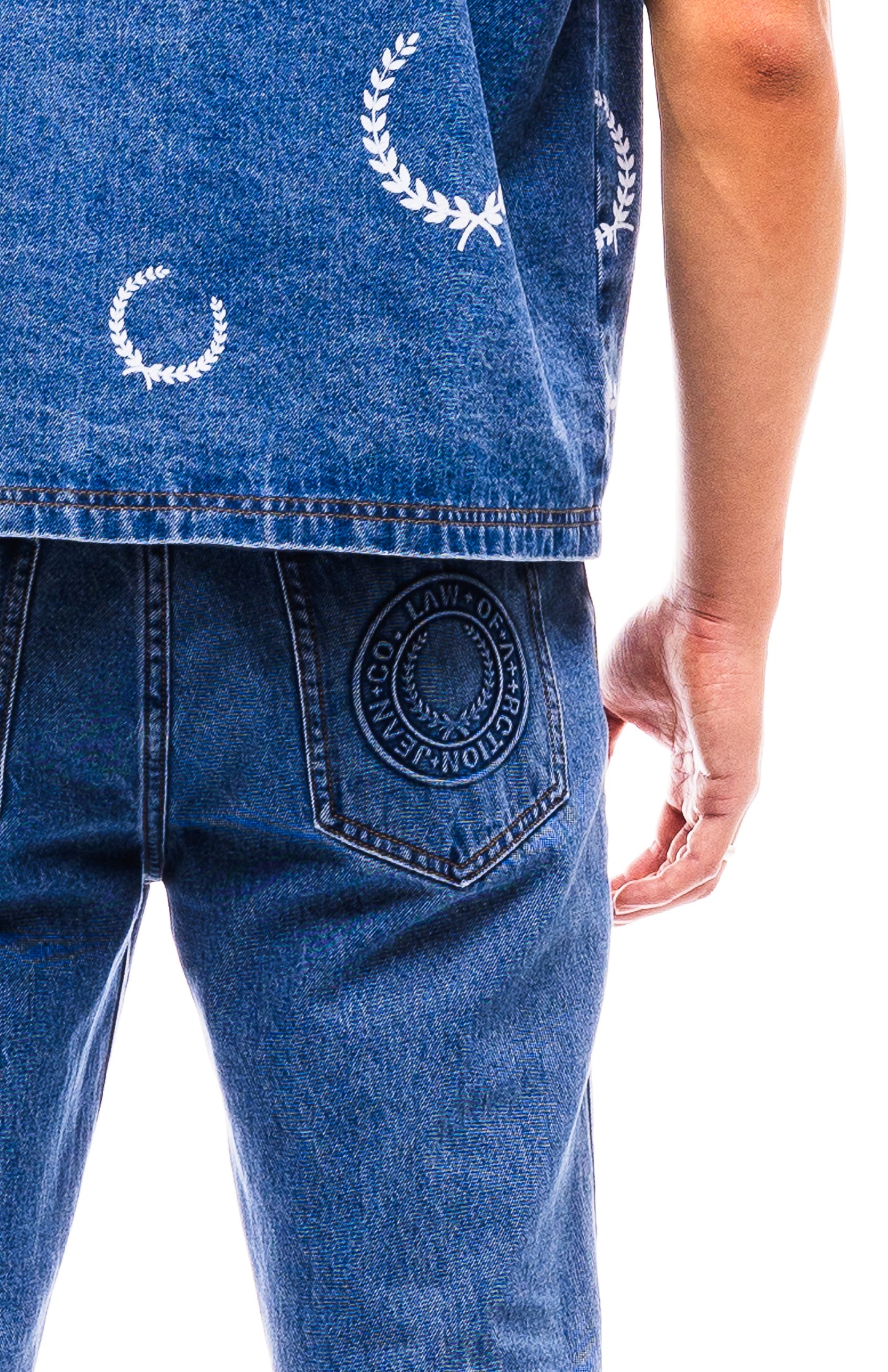 LOA JEAN COMPANY. FROST Ombré Flare Jean