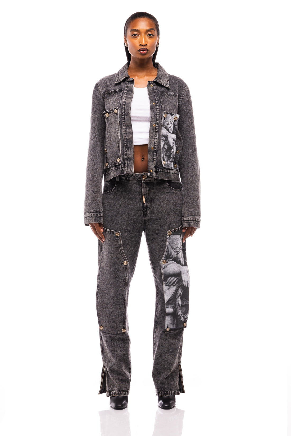 Surrender is Freedom Denim Carpenter Set