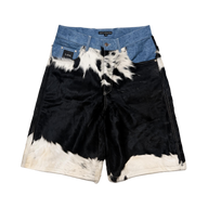 Cowhide x Denim Selvedge Shorts front