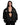 Black Manifestation Master Godspeed Denim Cowhide Jacket — Front fit