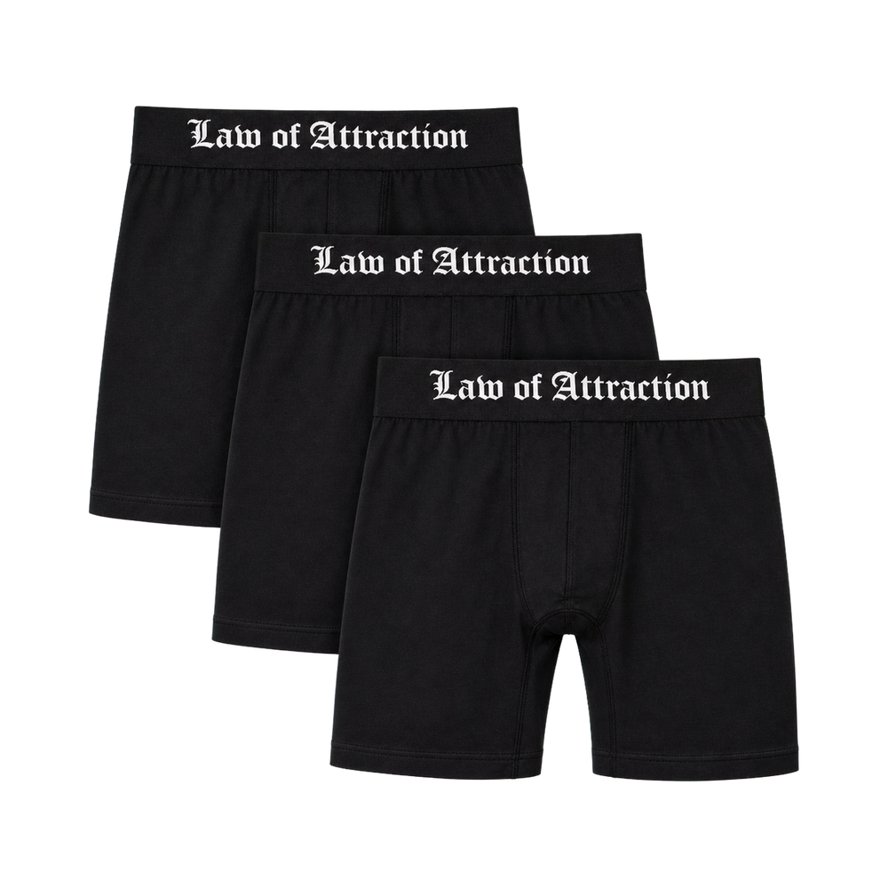 Law of Attraction Cotton Boxer Briefs 3-Pack front