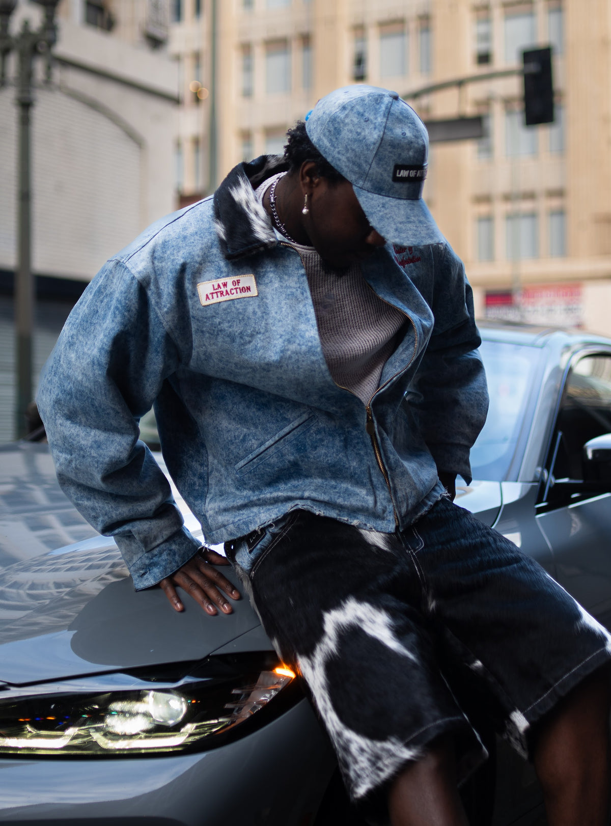 Cowhide Short — street portrait
