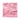 Pink Law of Attraction silk scarf — compact folded view
