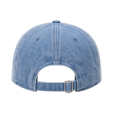 Washed Blue Law of Attraction Selvedge Denim Cap back