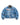Blue Manifestation Master Godspeed Denim Cowhide Jacket — Product mockup / flat lay
